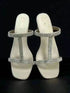Womens White Shimmery Heels